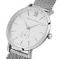 Jura Milanese 38mm Silver White