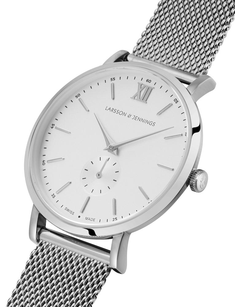 Jura Milanese 38mm Silver White