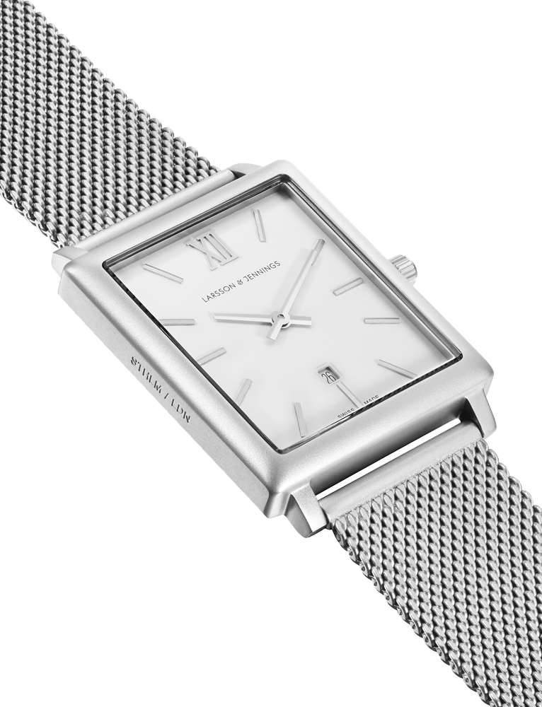 Lj Classic Norse Milanese 40mm Silver White