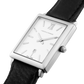 Lj Classic Norse Leather 40mm Silver White