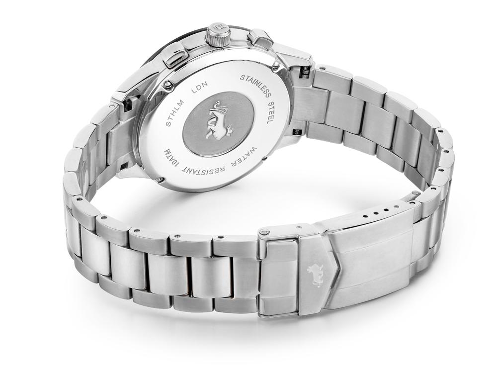 Rally Vasa Link 39mm Silver Black