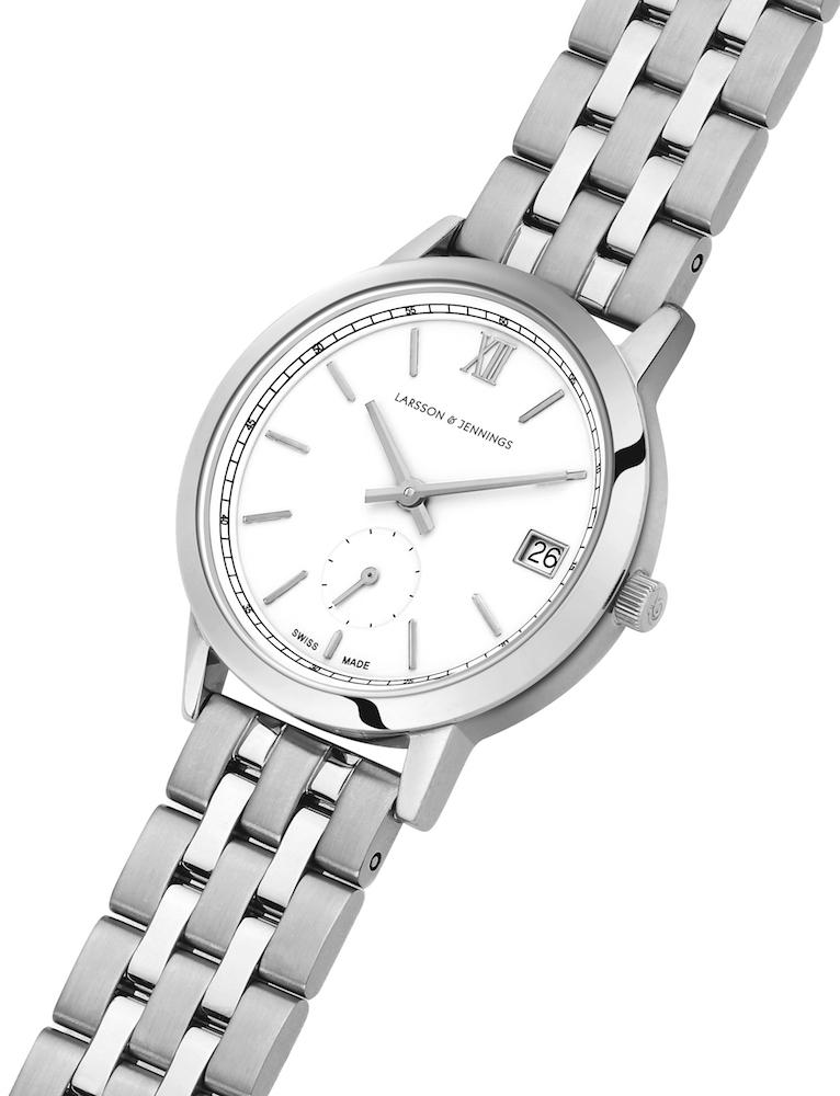 Saxon Vasa Link 33mm Silver White