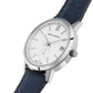 Saxon Leather 33mm Silver White