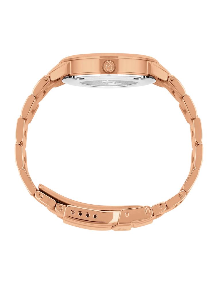 Velo Sunray Vasa Link 33mm Rose Gold White