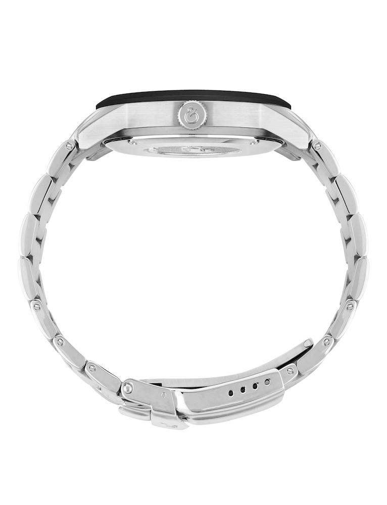 Velo Textured Sunray Vasa Link 39mm Silver Black