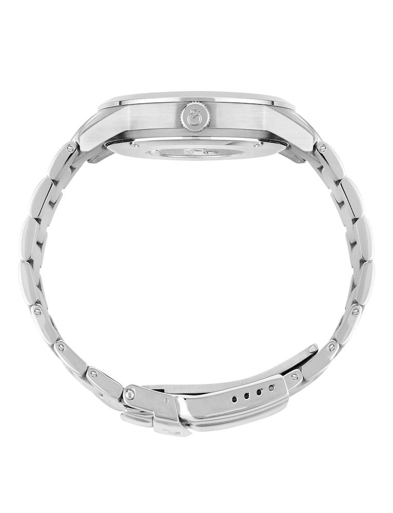 Velo Textured Sunray Vasa Link 39mm Silver White