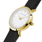 Lj Classic Lugano Leather 26mm Gold White