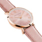 Solaris Lugano Leather 26mm Rose Gold Pink