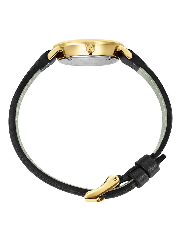 Aurora Leather 26mm Gold White