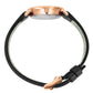Aurora Leather 26mm Rose Gold White