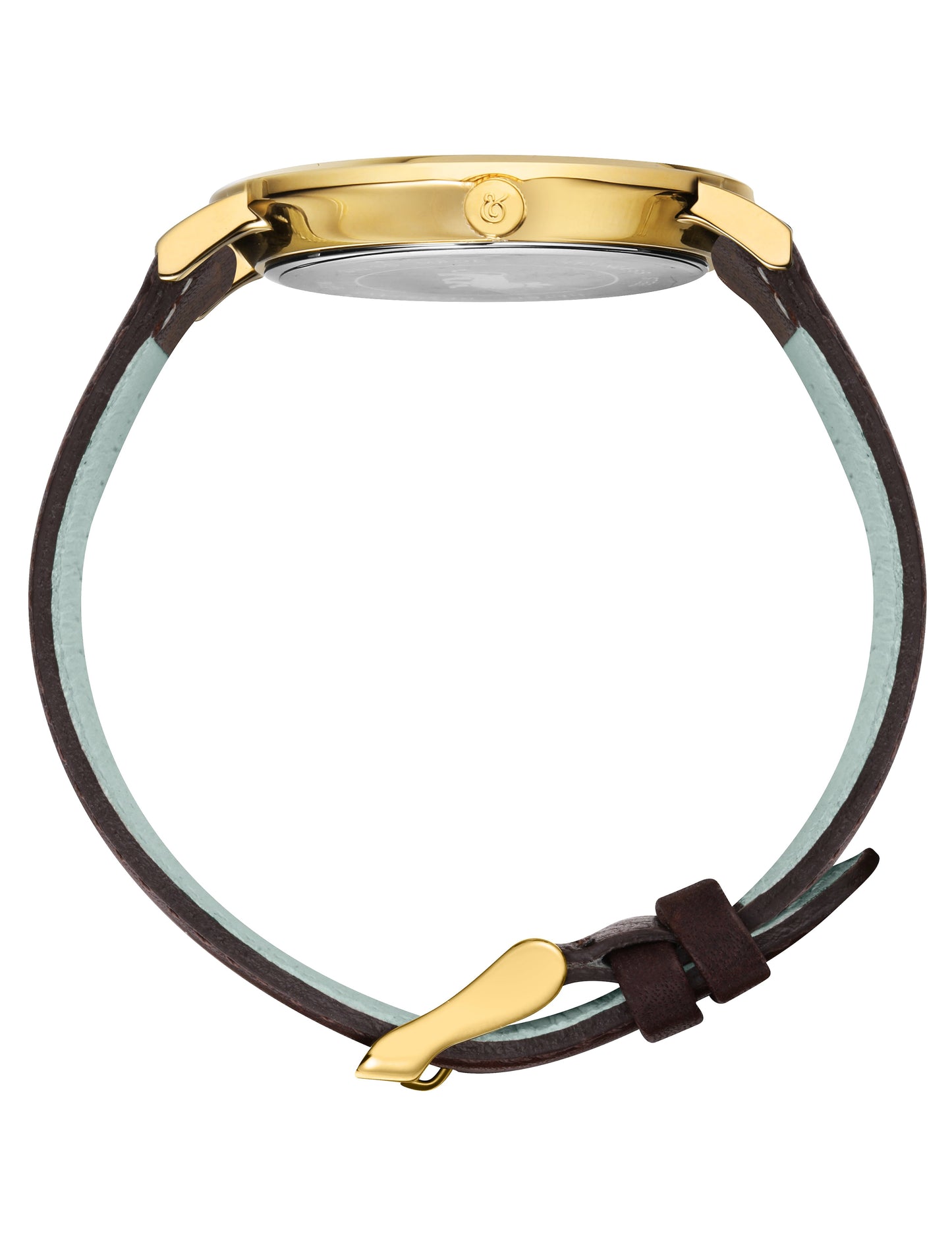 Jura Leather 38mm Gold White