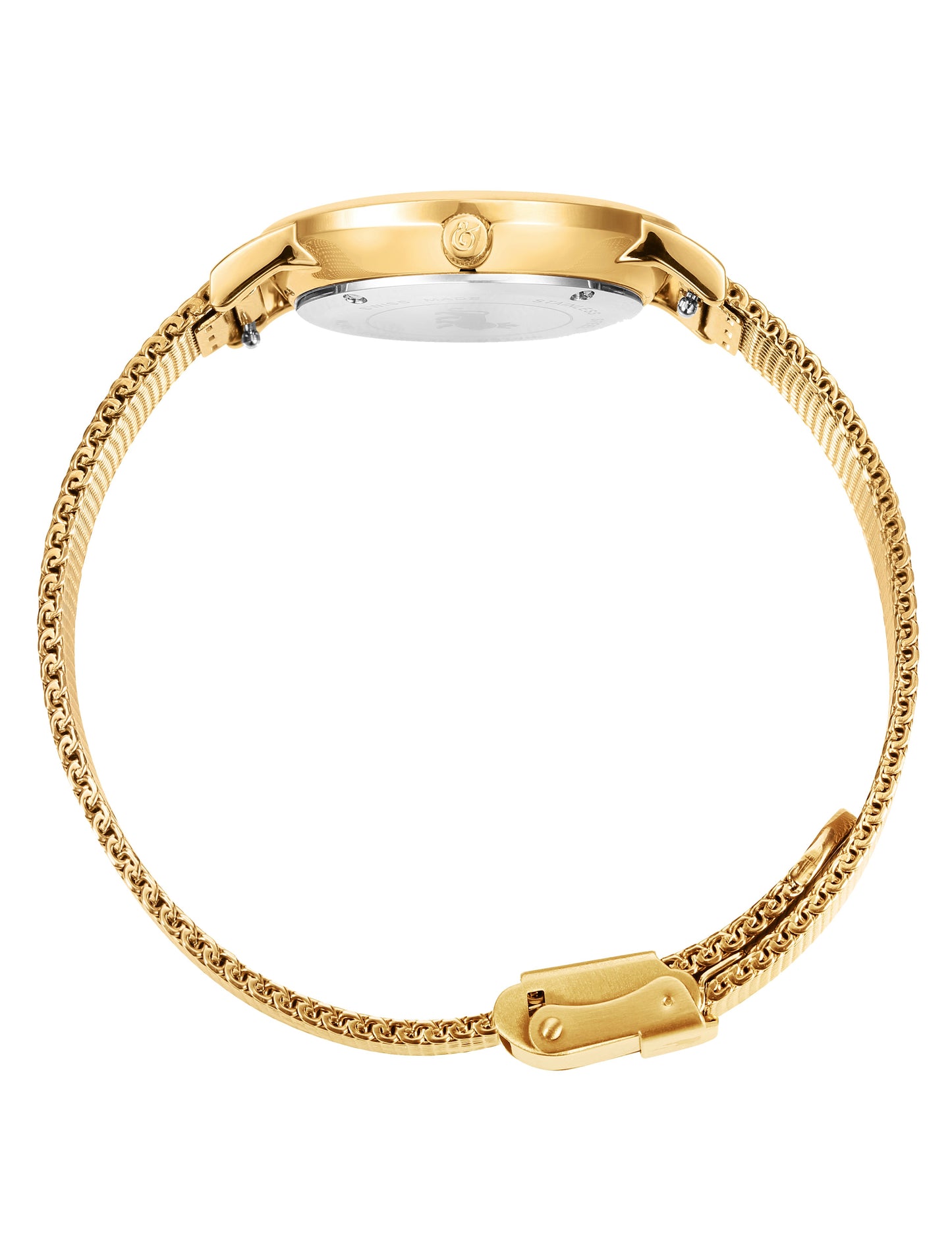Sloan Diamond Milanese 33mm Gold White