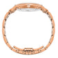 Lj Classic Lugano Vasa Link 33mm Rose Gold Black