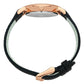 Lj Classic Lugano Leather 33mm Rose Gold Black