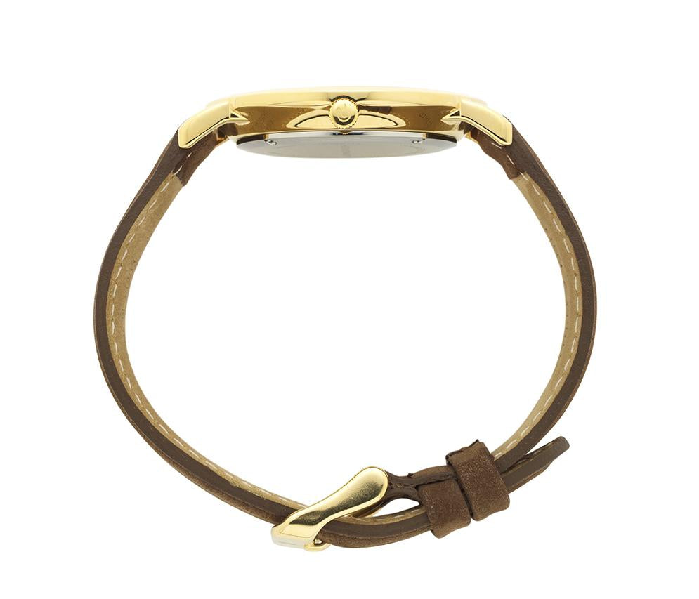 Lj Classic Lugano Leather 40mm Gold White