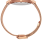 LUGANO 40MM ROSEGOLD/WHITE MILANESE ROSEGOLD