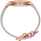 Solaris Lugano Leather 40mm Rose Gold Purple