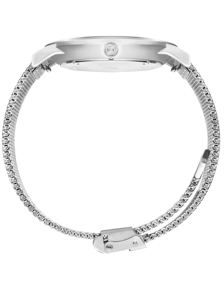 Solaris Lugano Milanese 40mm Silver Blue