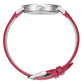 Jura Leather 38mm Silver Red