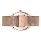 Meridian  Milanese 38mm Rose Gold Charcoal