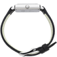 Jette Norse Leather 34mm Silver Black