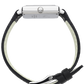 Sloan Guilloche Leather 34mm Silver Black