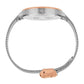 Velo Sunray Milanese 33mm Rose Gold Silver