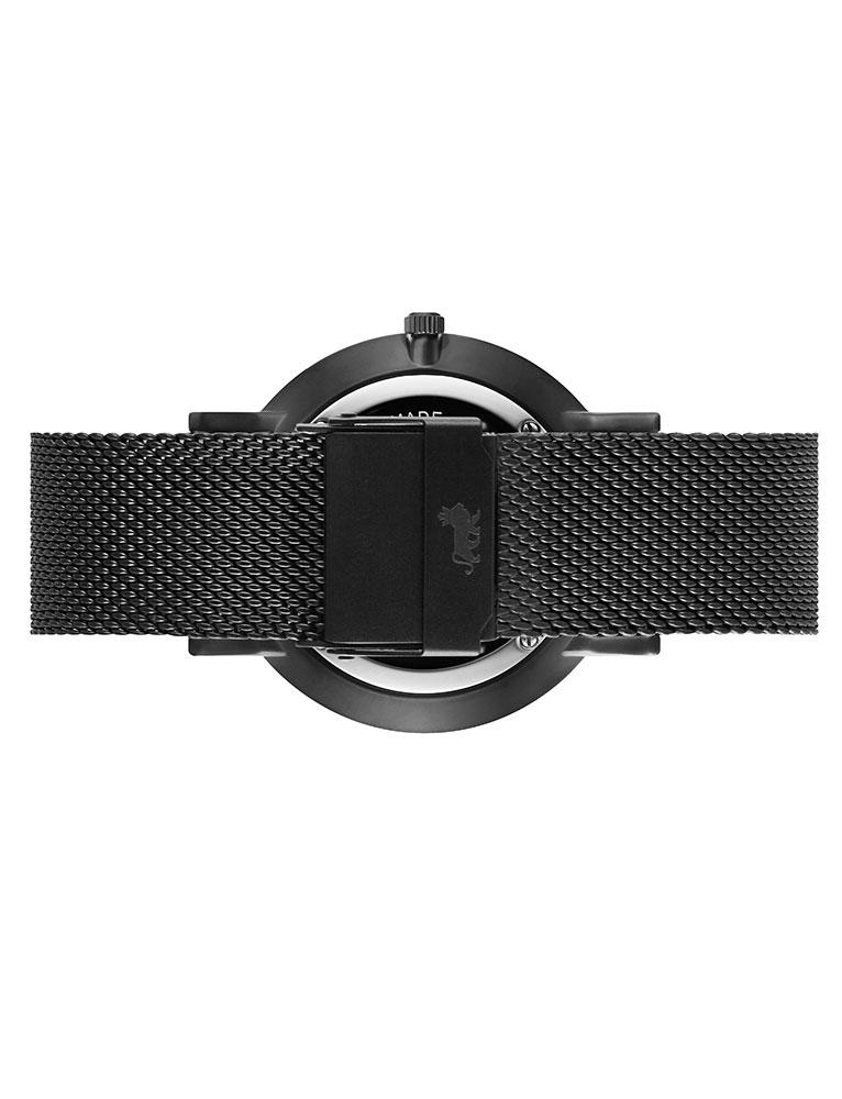 Aurora Milanese 38mm Black Charcoal