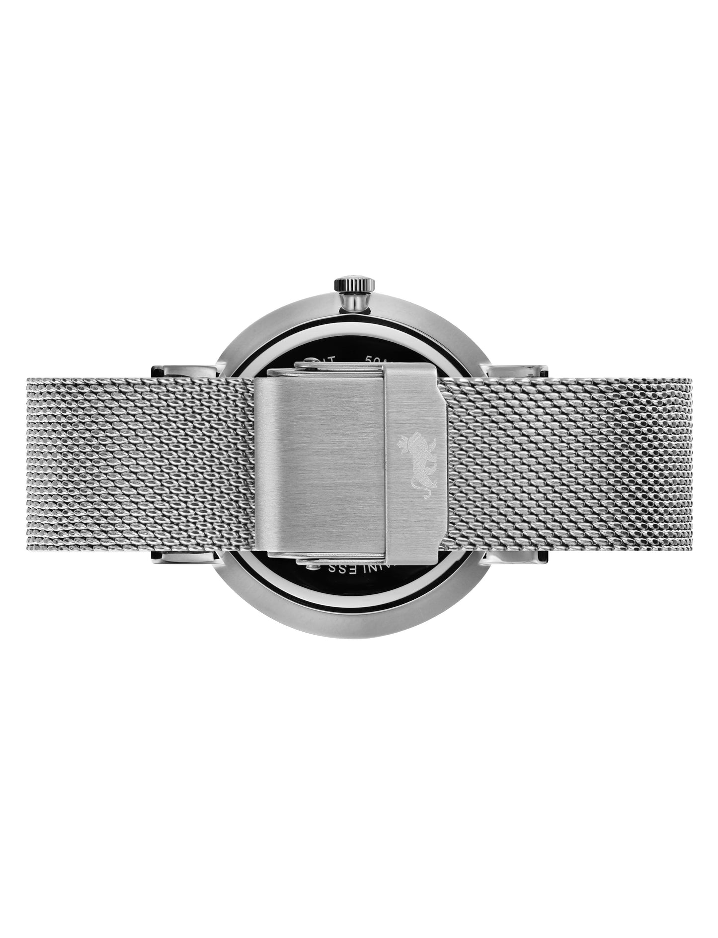 Aurora Milanese 38mm Silver Black