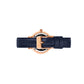 Solaris Lugano Leather 26mm Rose Gold Navy