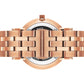 Sloan Guilloche Vasa Link 33mm Rose Gold Black