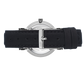 Bernadotte Lugano Leather 33mm Silver Pearl