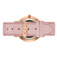 Solaris Lugano Leather 40mm Rose Gold Purple