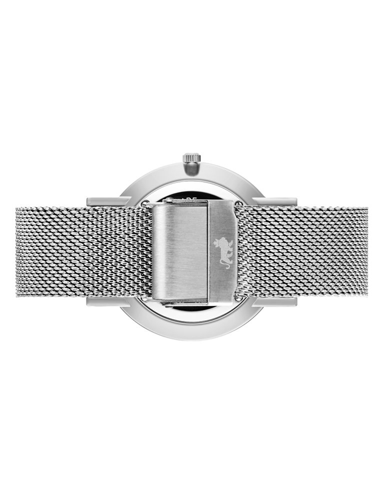 Solaris Lugano Milanese 40mm Silver Blue