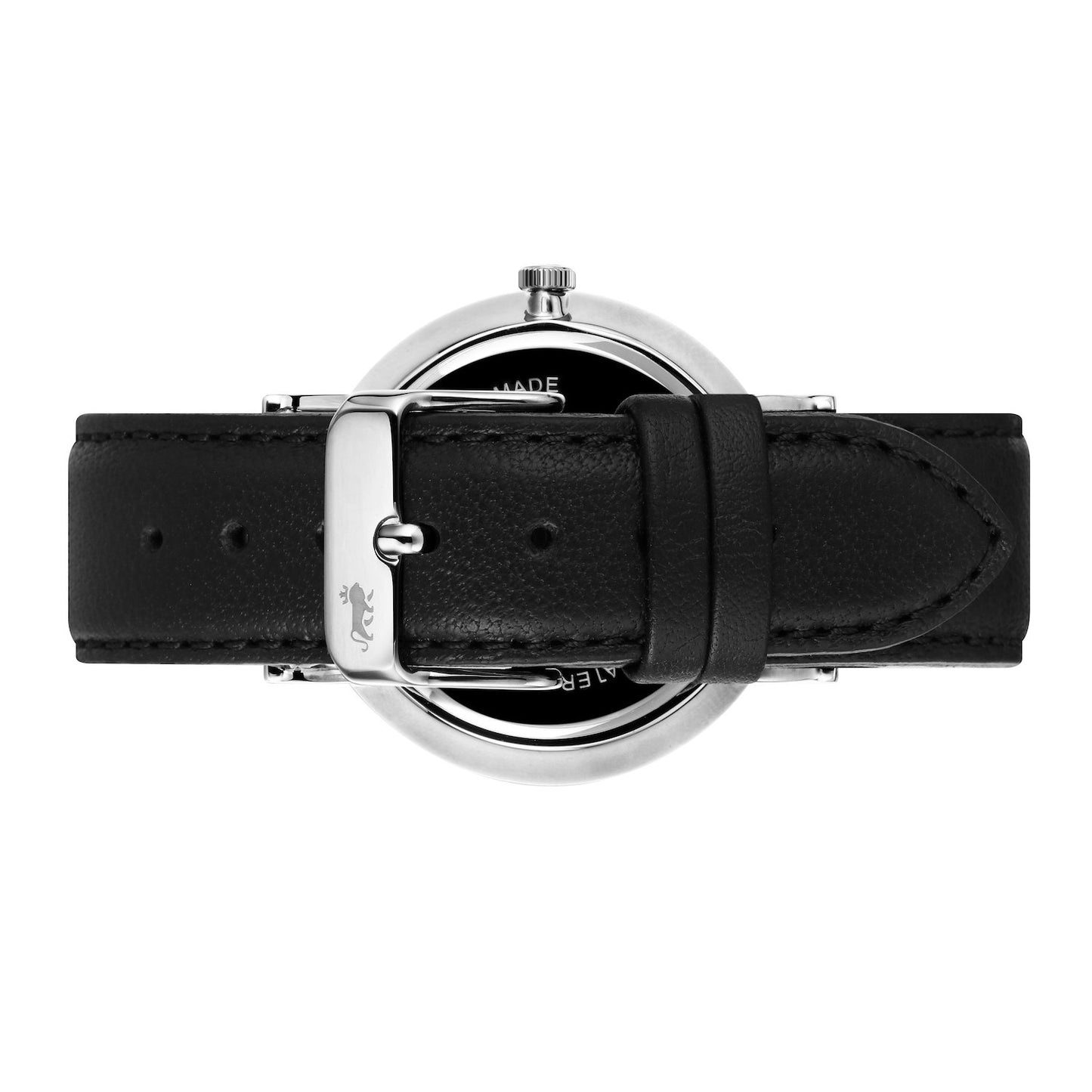 Jura Leather 38mm Silver White