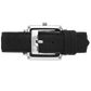 Jette Norse Leather 34mm Silver Black