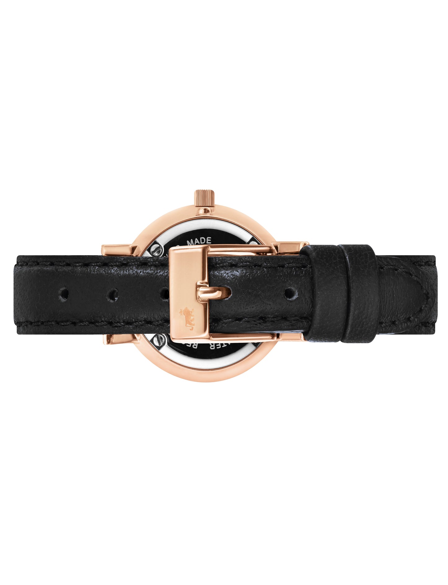 Lj Classic Lugano Leather 26mm Rose Gold Black