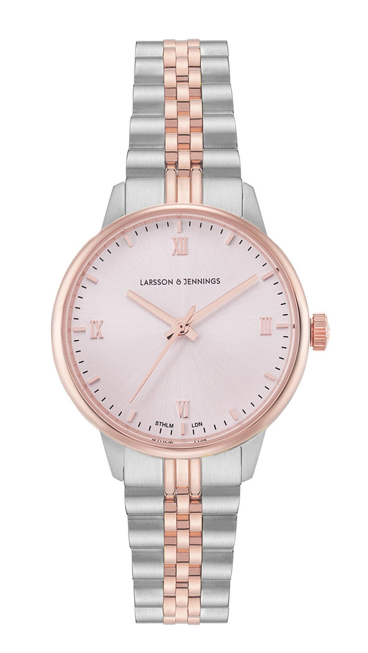 Vivid Link 30mm Rose Gold Pink