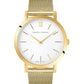 Lugano Milanese 33mm Gold Satin-White