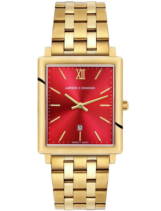 Solaris Norse Vasa Link 40mm Gold Red
