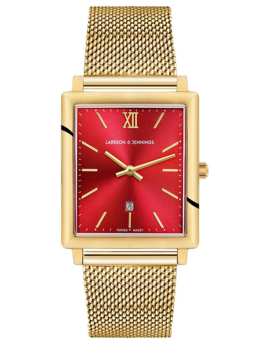 Solaris Norse Milanese 40mm Gold Red