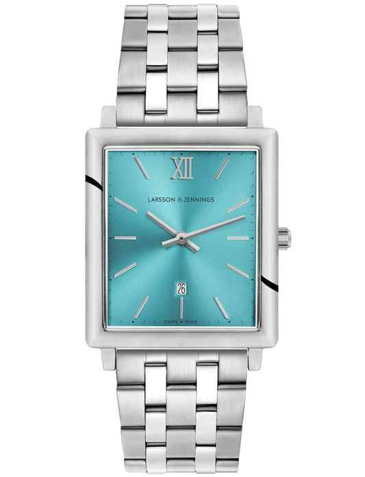 Solaris Norse Vasa Link 40mm Silver Blue