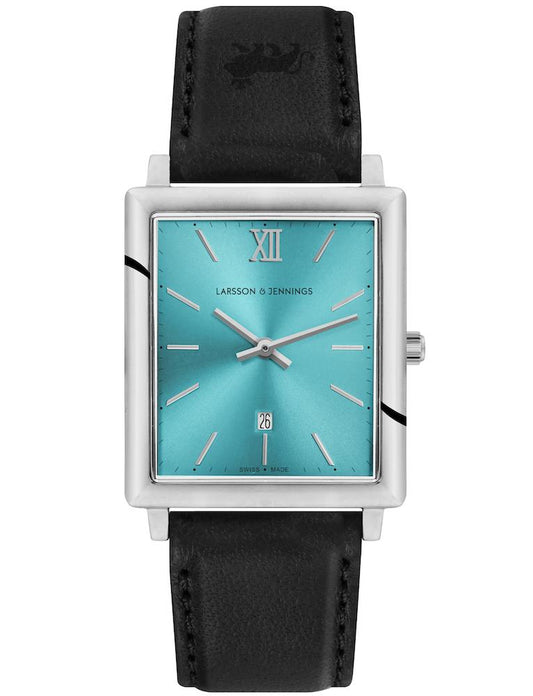 Solaris Norse Leather 40mm Silver Blue