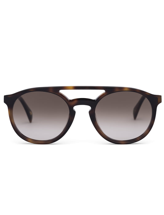 Dark Havana Aviator Sunglasses