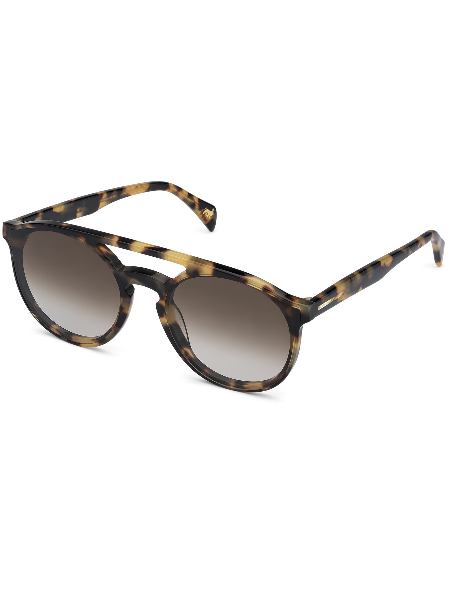 Light Havana Aviator Sunglasses