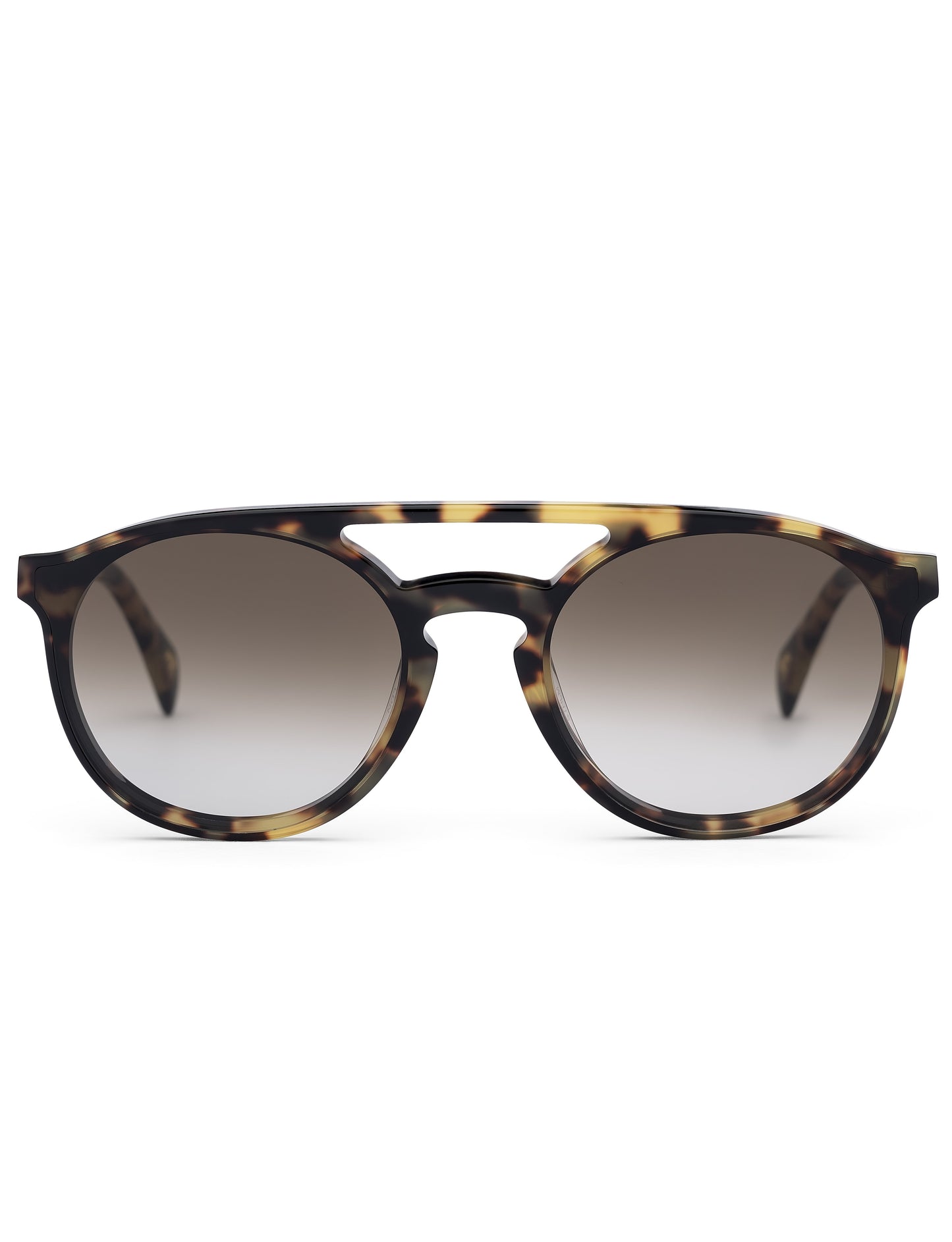 Light Havana Aviator Sunglasses