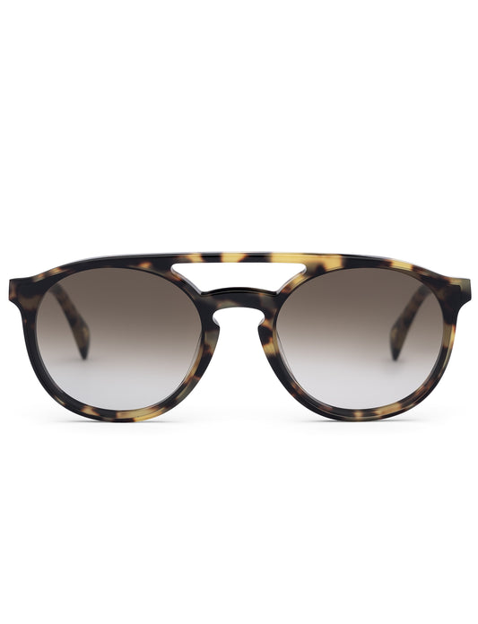 Light Havana Aviator Sunglasses