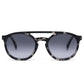 Grey Havana Aviator Sunglasses