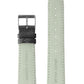 18mm Charcoal Grey Strap with Silver Buckle