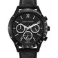 Rally Black Leather 39mm Black